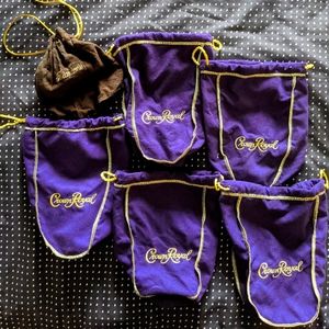 Lot of 12 Crown Royal Bags
